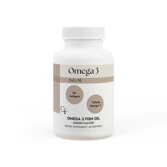 Omega 3 Fish Oil Supplement (60 Softgels)